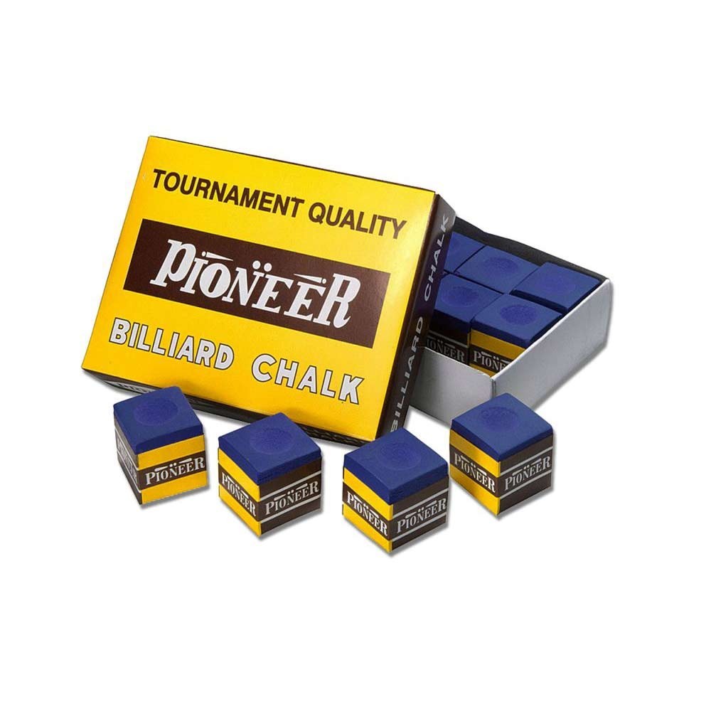 Gessetti da Biliardo Garlando Conf. 12 Pz Gesso Pioneer blu in scatola da 12 pz. rif.4988-BX