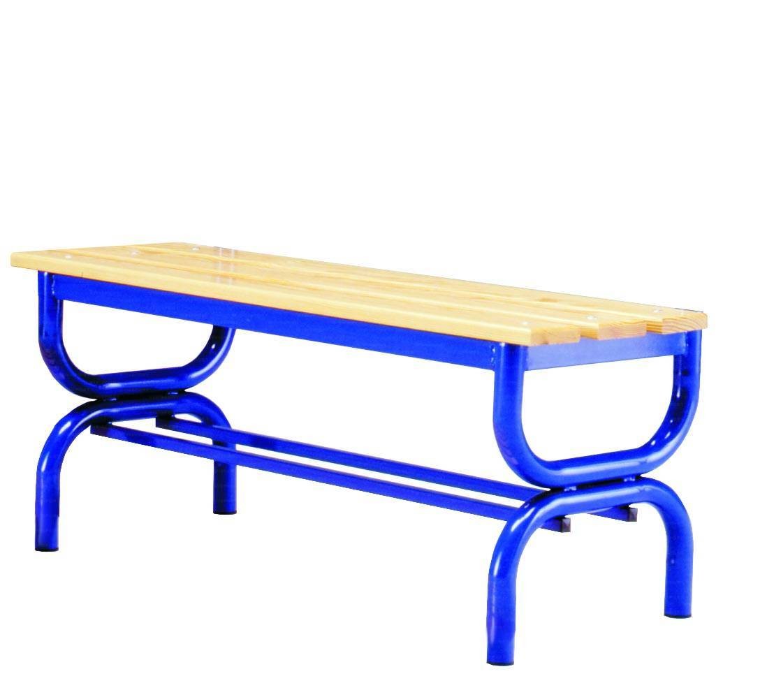 Panca in acciaio Art 9020 sez 40mm doghe legno 1m solo seduta