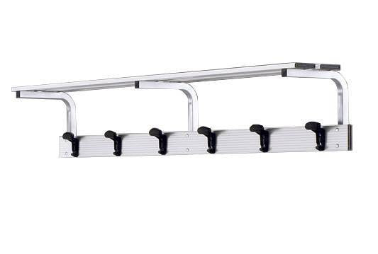Appendiabiti Alluminio anodizzato piano borse 2m Art 8611