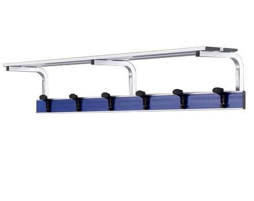 Appendiabiti Alluminio anodizzato porta borse inserto PVC 2m Art 8631