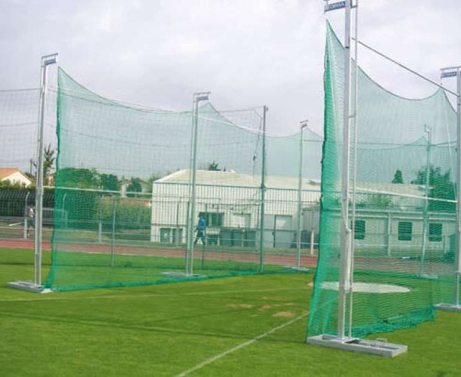 Rete Protezione Quadra per gabbie lancio del disco e lancio del martello a norma World Athletics 45x6 mm ART.51/S
