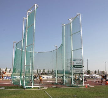 Rete Protezione Quadra per gabbie lancio del disco e lancio del martello a norma World Athletics 45x6 mm ART.51/S