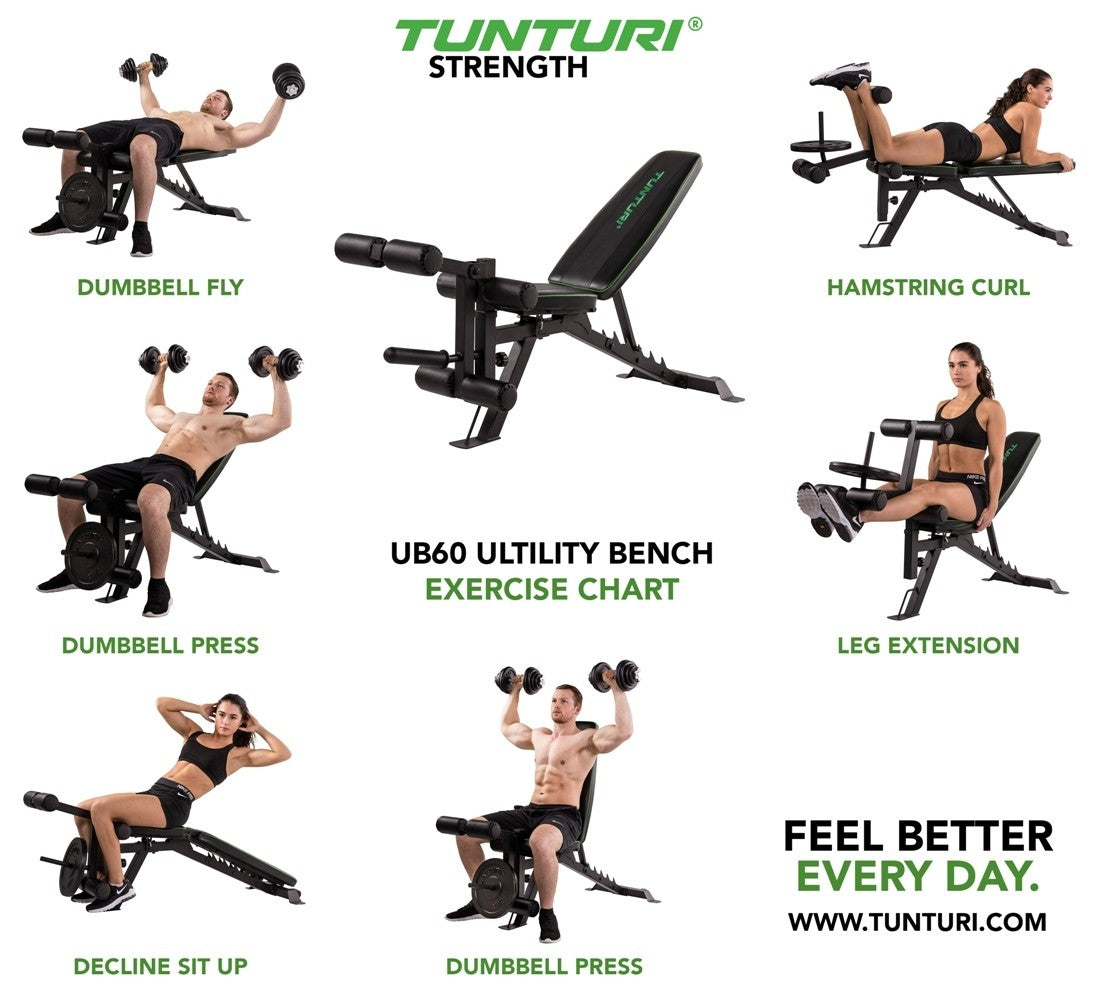 PANCA MULTIFUNZIONE TUNTURI UB60 UTILITY BENCH ART.17SUB6000
