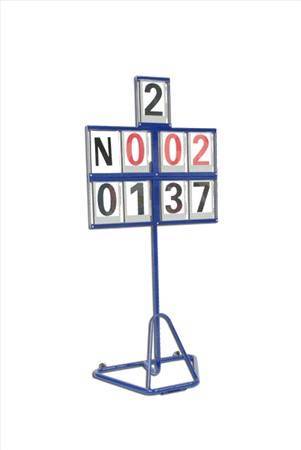 Segnalatore numerico a 8 cifre con base. ART 3096