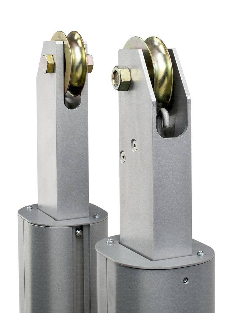 Impianto pallavolo monotubolare telescopico in alluminio a norma F.I.V.B. art 5013