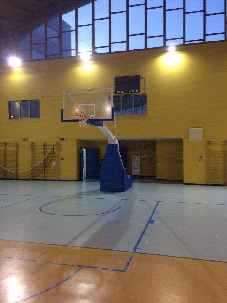 Impianto basket oleodinamico Art 4285 elettrico sbalzo 325 cm