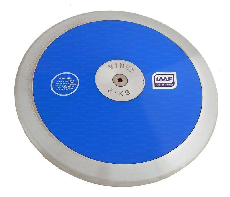 Disco lancio Lo-Spin kg 2 omologato Iaaf Art 3215