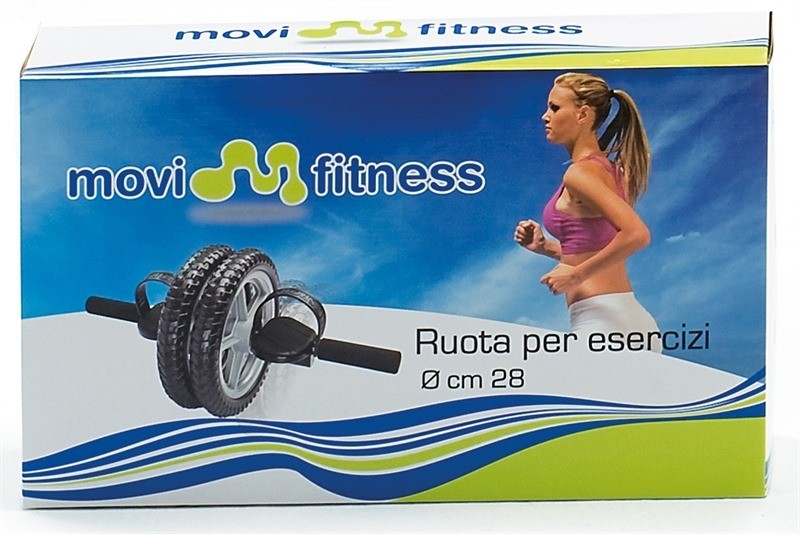 RUOTA PER ESERCIZI MOVI FITNESS DIAMETRO CM. 28 MF522 pz./conf 6