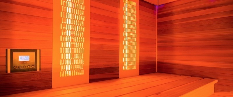 SAUNA PUREWAVE 3C - 3/4 POSTI ANGOLARE A INFRAROSSI ABETE CANADESE prezzo a richiesta