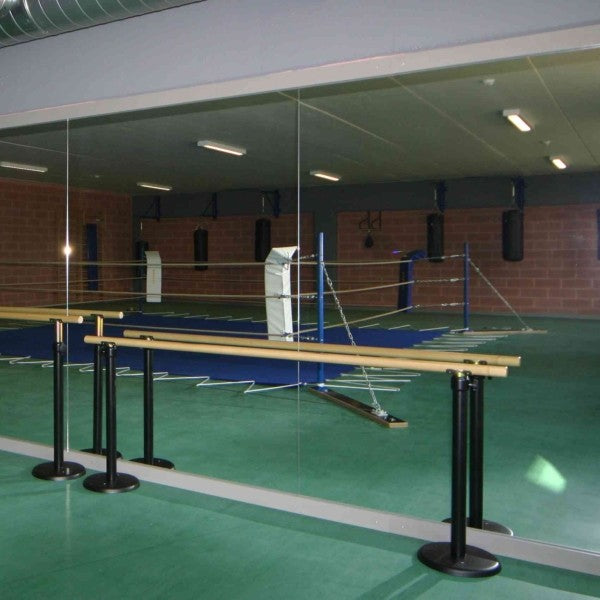 Specchio antinfortunistico modulare liscio 100x200 h con foro per mensola a muro Art. 1713