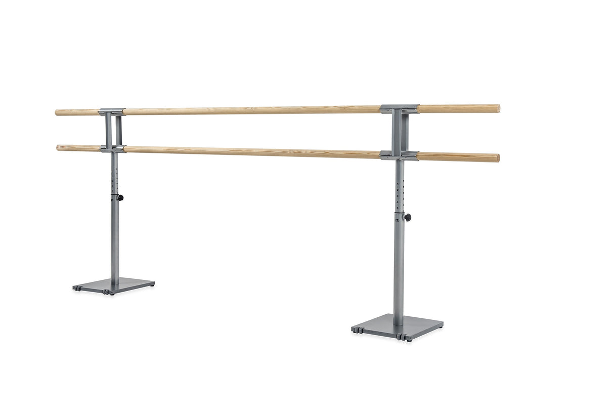 Sbarra danza mobile doppia Giselle 3 mt senza ruote Dinamica Ballett con altezza regolabile