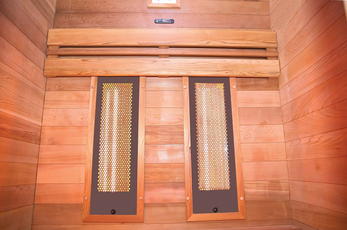 SAUNA MULTIWAVE 2 POSTI AL QUARZO E MAGNESIO INFRAROSSI CEDRO ROSSO prezzo a richiesta