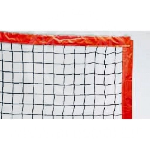 Rete beach volley Art. V 713/T Extra con nastro colorato, dimensioni regolamentari, lunghezza 8,5 m, altezza 1 m, maglia 10x10 cm