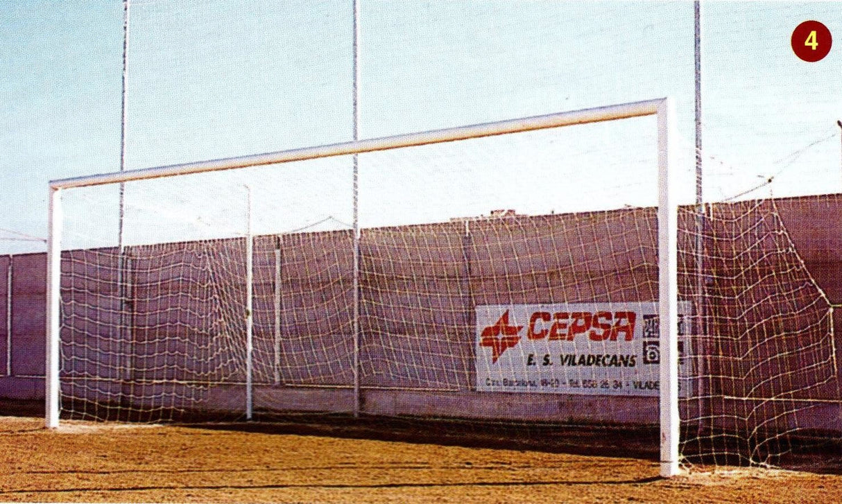 KIT ALZATINA REGGIRETE POSTERIORE CON PROTEZIONI PER PORTE CALCIO MOD SPER