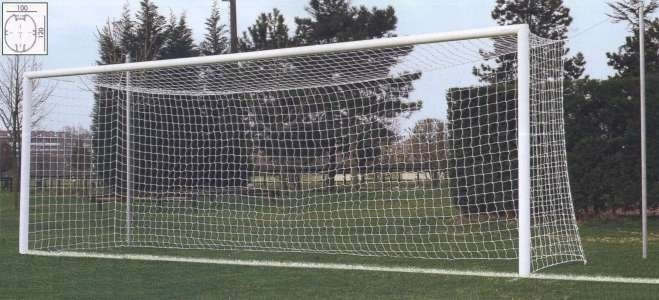 KIT ALZATINA REGGIRETE POSTERIORE CON PROTEZIONI PER PORTE CALCIO MOD SPER