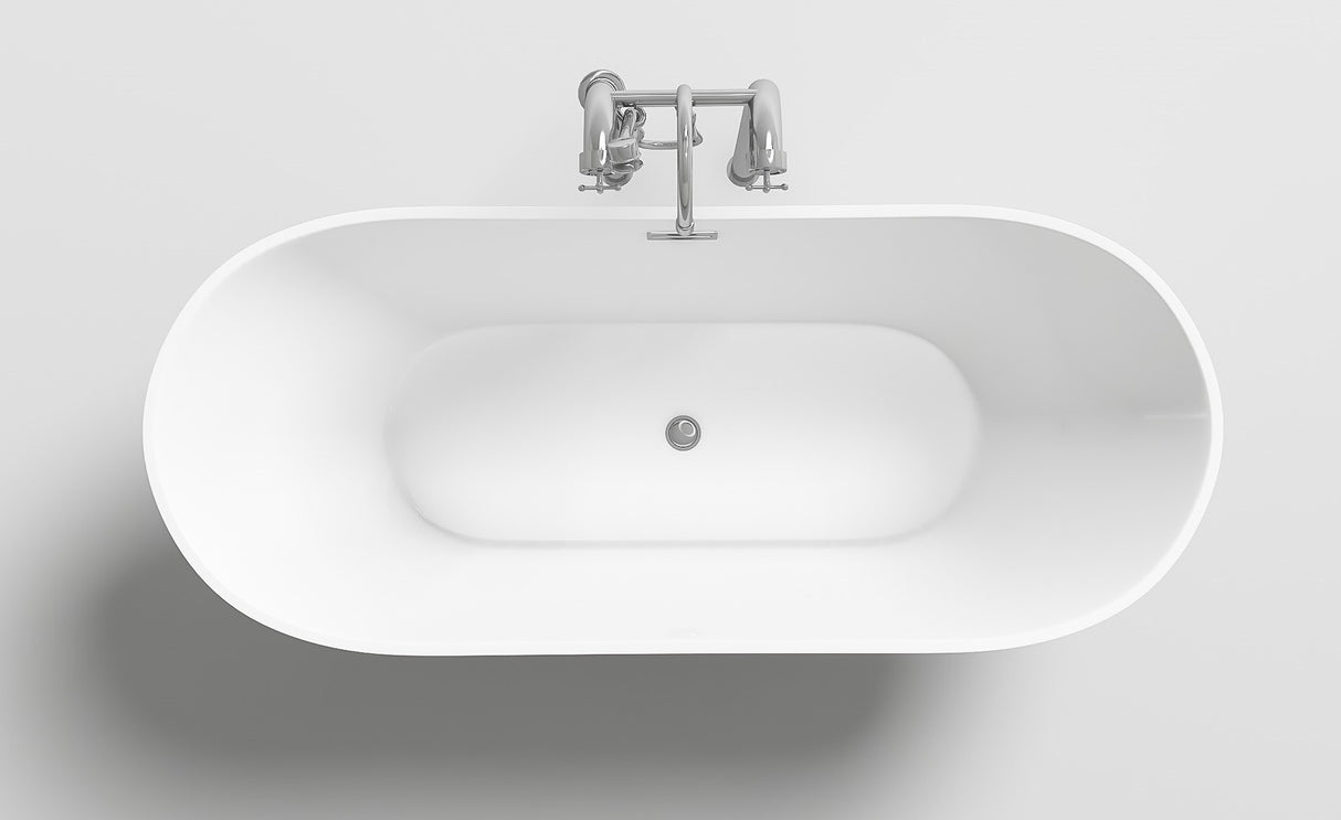 Vasca rettangolare art.LUGANO - FREESTANDING Misure:150x75x58 cm