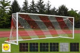Reti Calcio in Polipropilene Art. C0028 mm. 120x6 colore BIANCO-ROSSO