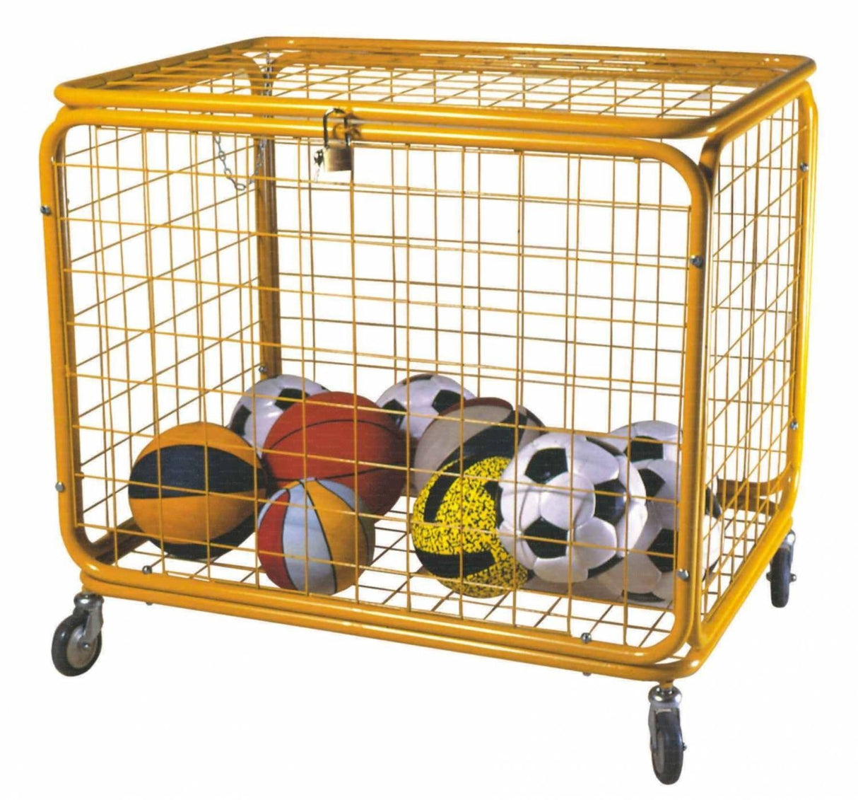 Contenitore portapalloni in rete verniciata smontabile Art. 1044