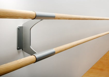 Supporto Sbarra Danza Arabesque Doppio Da Muro Dinamica Ballet grigio