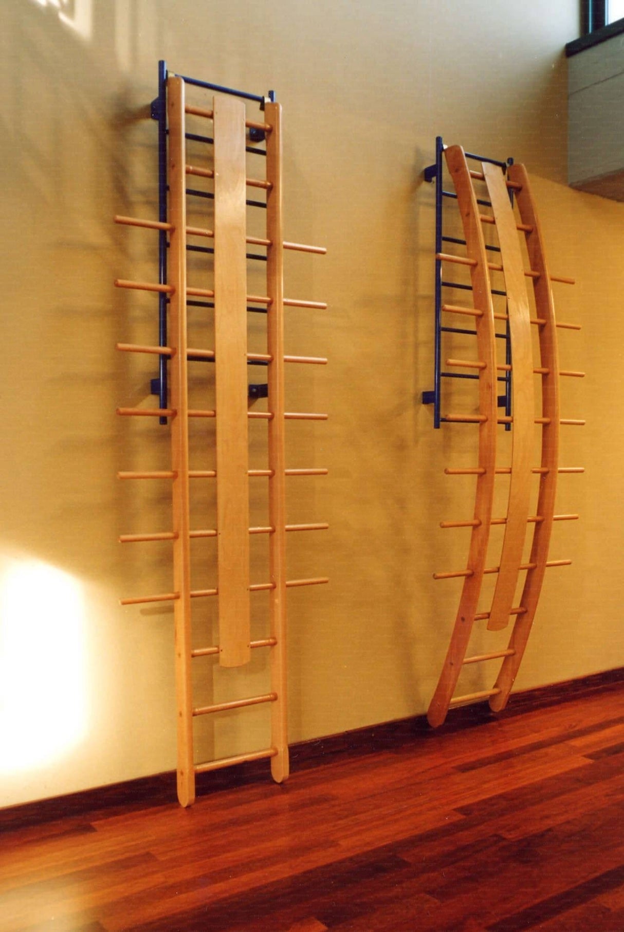 Scala ortopedica curva montanti in legno 3m ART1682