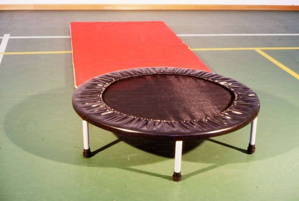 Trampolino Diam.97 Cm Zona Salto In Pvc Fissata Con Elastici