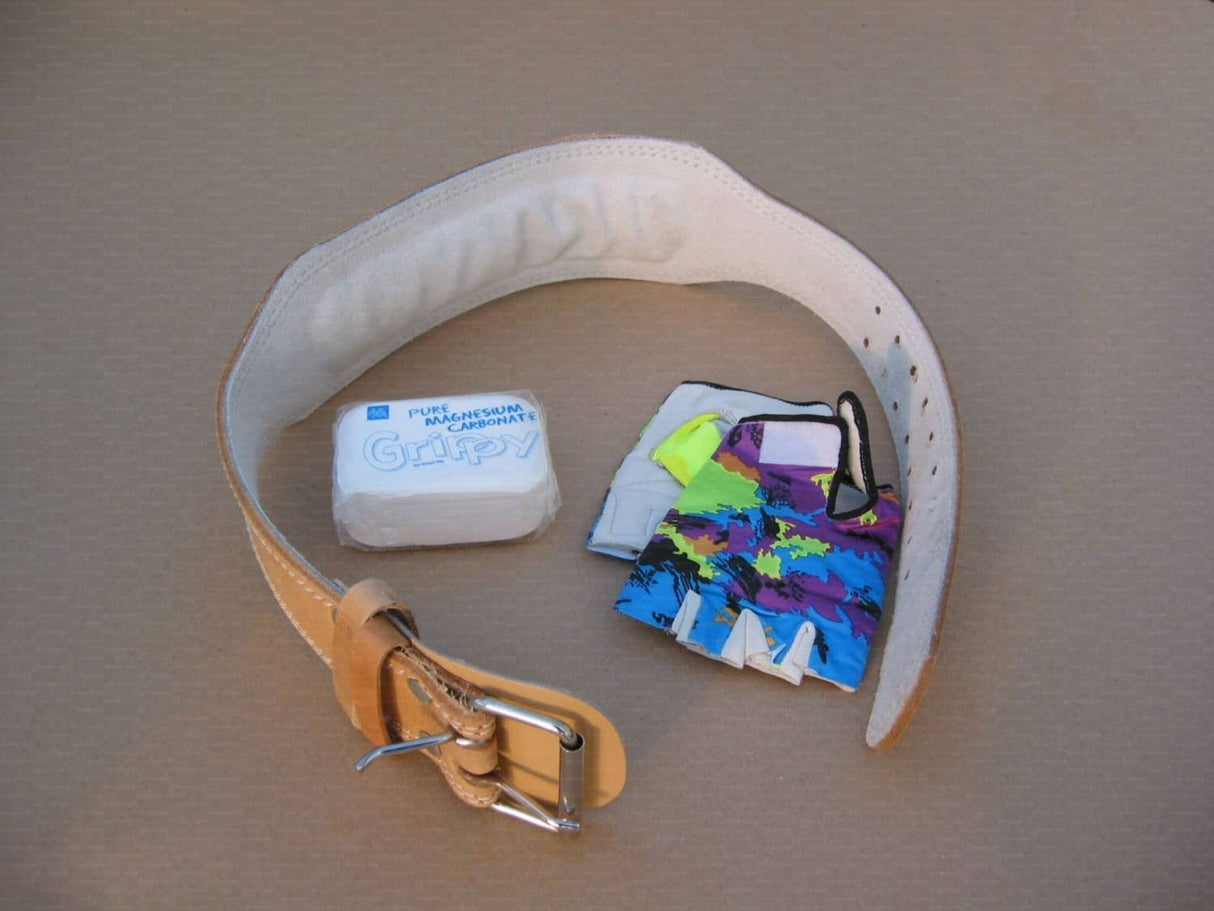 Cintura in cuoio per sollevamento pesi imbottita ***ART. FUORI PRODUZIONE***