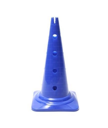 Cono altezza 50 cm. con 16 fori colore blu Art. 9429/B