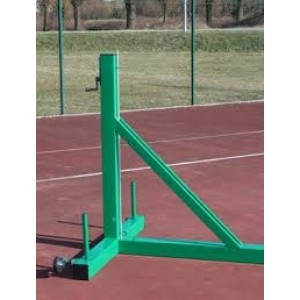 Impianto tennis Acciaio trasportabile su ruote Art 7511 zavorra esclusa