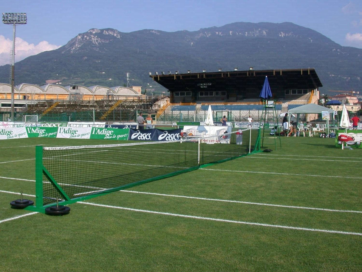 Impianto tennis Acciaio trasportabile su ruote Art 7511 zavorra esclusa