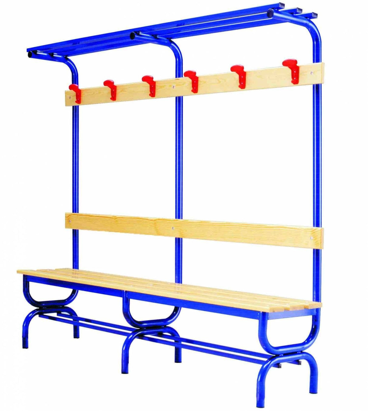 Panca Completa In Acciaio 2m Art 9027 doghe legno