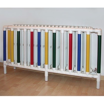 Copritermosifoni realizzati in PVC antinfortunistico Cod. CR5030 e Ct5030S e CtTcv50