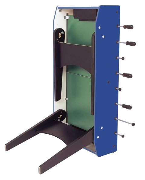 Calcio Balilla F20 Blu Garlando Pieghevole Aste Uscenti