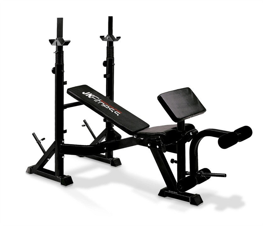 Panca JK Fitness JK-6070 Panca Regolabile Con Porta Bilanciere Professionale