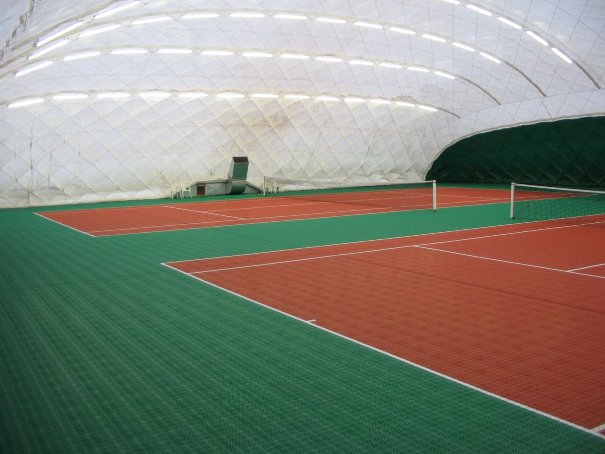 Pavimentazione mod TENNIS Dimensioni 301,6 X 301,6 mm Categorie: Fitness e Palestre, Impianti sportivi, Outdoor