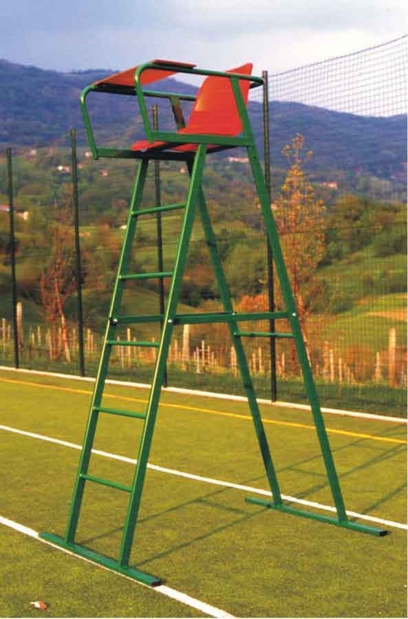 Seggiolone per arbitro tennis in acciaio verniciato completo ART 7562