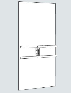 Specchio Da Parete Antinfortunistico Amadeus 200x100 Liscio Silver Frame