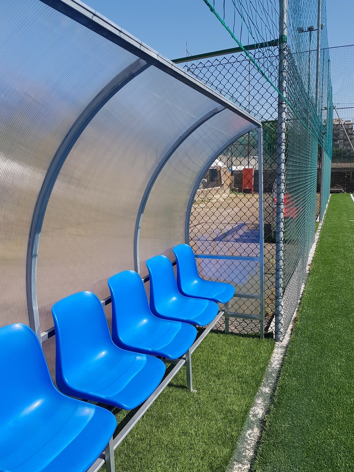 Panchina Allenatori Acciaio Zincato A Caldo Da Mt 4 Art Sper