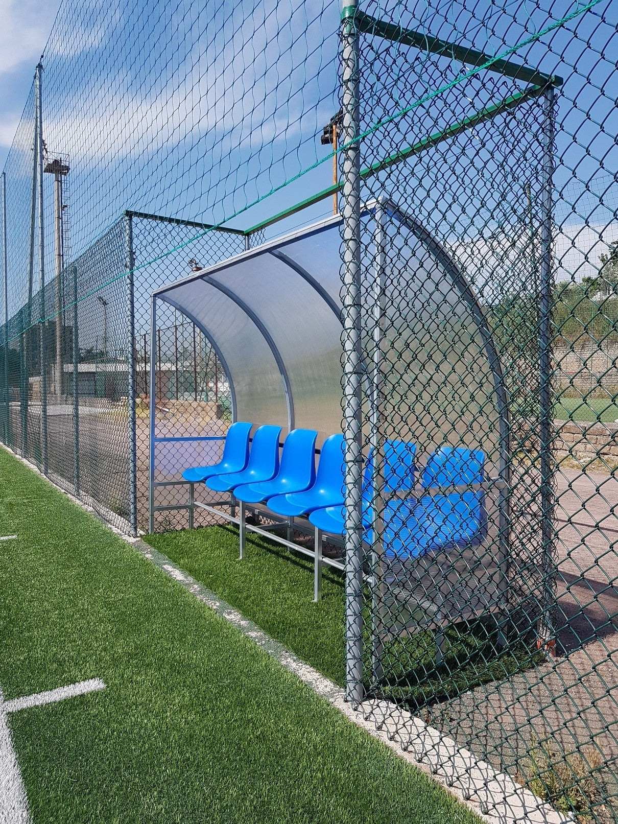 Panchina Allenatori Acciaio Zincato A Caldo Da Mt 4 Art Sper