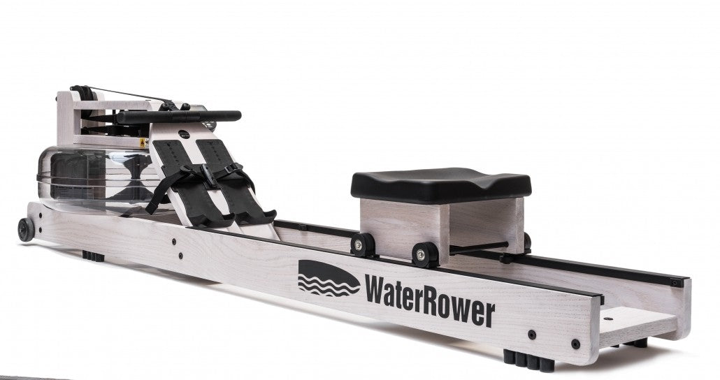 Vogatore Water Rower Shadow White Frassino–monitor S4