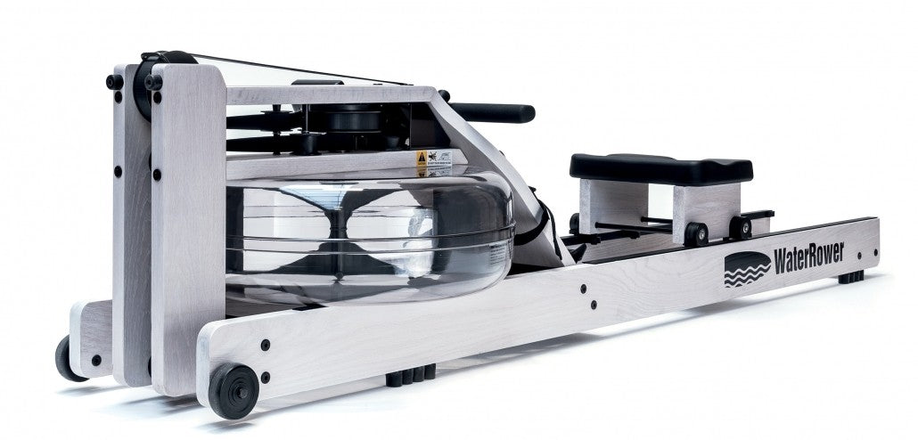 Vogatore Water Rower Shadow White Frassino–monitor S4