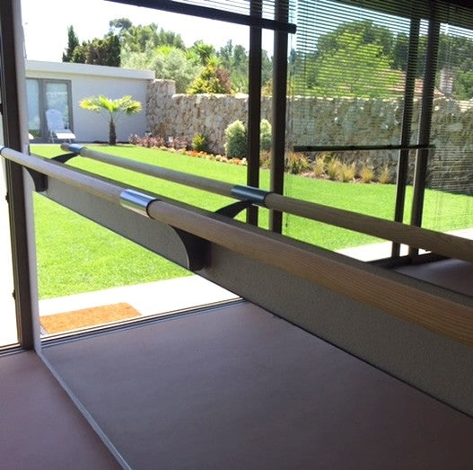 Supporto Sbarra Danza Arabesque Singolo Da Muro Dinamic Ballet Colore Grigio