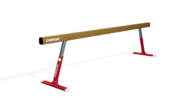 Trave di equilibrio omologata FIG per competizioni ad altezza regolabile cm 90/140, lunghezza mt 5 S00066