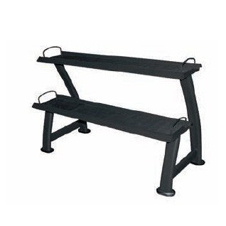 Rastrelliera pro porta kettlebell-palle mediche a due ripiani cod RPM-B2R