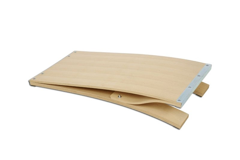 Pedana elastica con piano di battuta di legno S00204