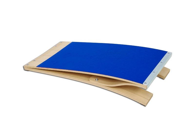 Pedana elastica con piano di battuta ricoperto di moquette S00208