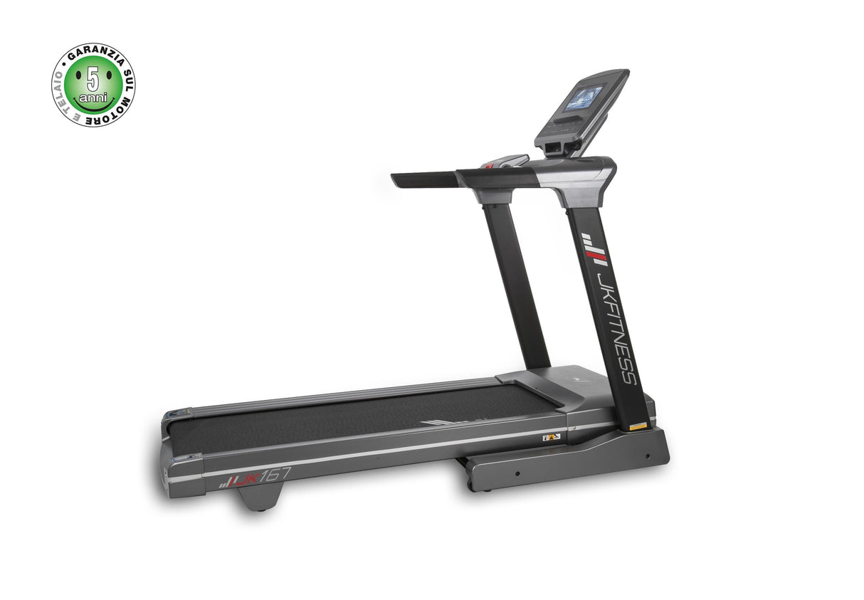 Tapis Roulant Jk-167 3,5 Hp Dc Continuativi 5,0 Hp Dc Di Spunto Fascia Cardio Inclusa