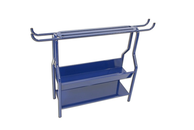 Mobile porta attrezzi ginnici a 3 ripiani, in acciaio verniciato S00360