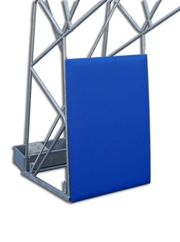 Coppia protezioni frontali per impianto minibasket a traliccio S04154 e S04156 Art. S04158