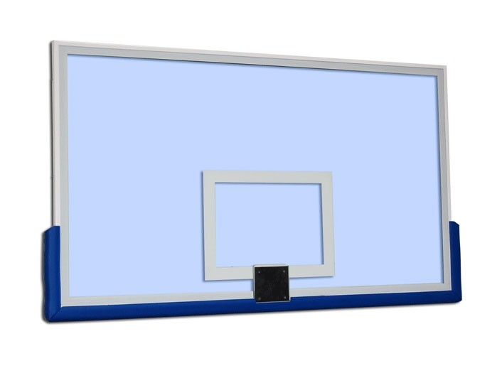 Tabellone basket di cristallo temperato con pellicola di sicurezza, dimensioni mm 1800x1050x12 Art. S04208