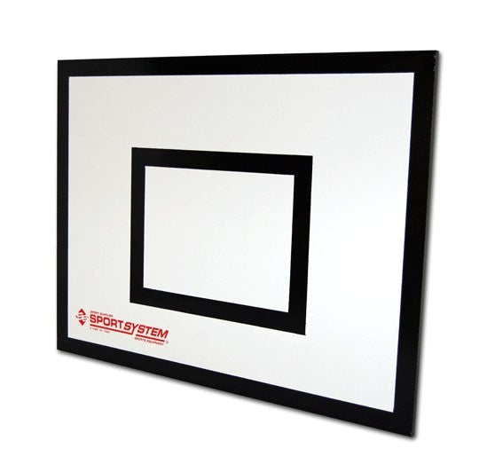 Tabellone minibasket di nobilitato bilaminato per interno, dimensioni mm 1200x900x18 Art. S04214